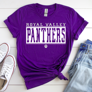 Royal Valley Panthers Varsity Distressed Power Top