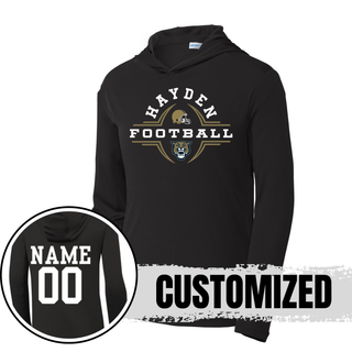 Hayden Wildcats Football Helmet Crest PosiCharge Competitor Hoodie
