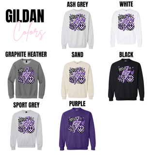 Panthers Leopard Lightning Graphic Top