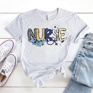 Nurse in Bloom Graphic Tee