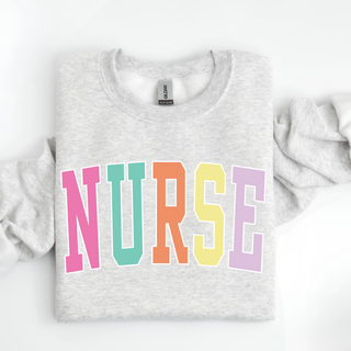Bold Nurse Energy Graphic Crewneck