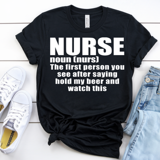 Nurse Noun Humor Graphic Tee