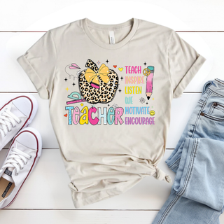 Teacher Edition Teach Inspire Listen Graphic Tee