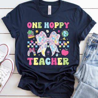 One Hoppy Teacher Graphic Tee