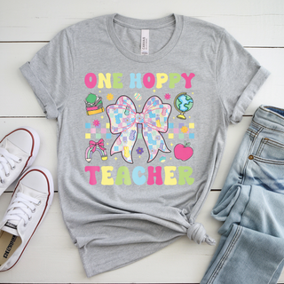 One Hoppy Teacher Graphic Tee