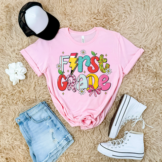 First Grade Teacher Bliss Graphic Tee
