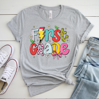First Grade Teacher Bliss Graphic Tee