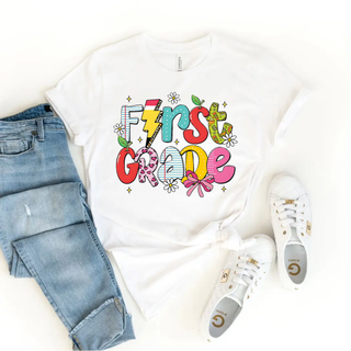 First Grade Teacher Bliss Graphic Tee