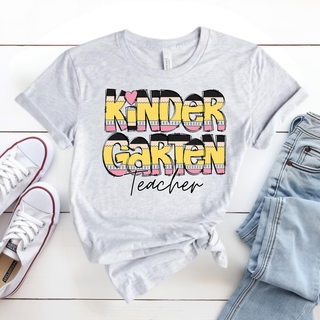 Kindergarten Teacher Pencil Edition Tee