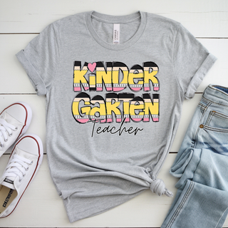 Kindergarten Teacher Pencil Edition Tee