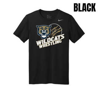 Topeka Wildcats Wrestling Club Claw Mark Logo Men's rLegend Tee in Black
