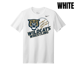 Topeka Wildcats Wrestling Club Claw Mark Logo Men's rLegend Tee in White