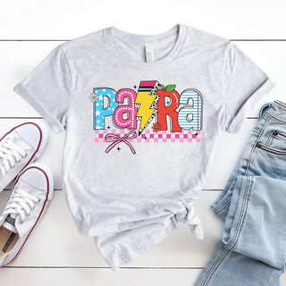 Checkered Para Graphic Tee