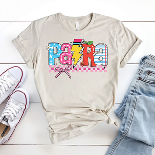 Checkered Para Graphic Tee