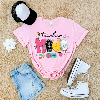 Teacher Mode Off Graphic Tee