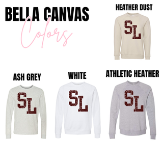 Maroon Distressed SL Top