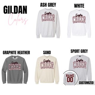 Eagles Checker Cheer Top