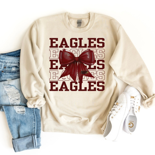 Eagles Stacked Bow Top