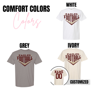 Power V Silver Lake Eagles Football Top