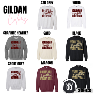 Silver Lake Eagles Volleyball Stack Em High Top