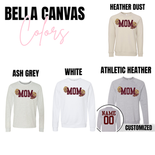 Faux Glitter Cheer Mom Top