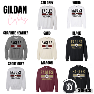 Silver Lake Eagles Volleyball All Out Action Top