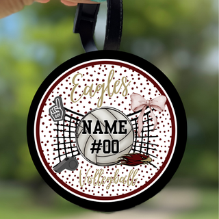 Silver Lake Eagles Volleyball Bag Tag