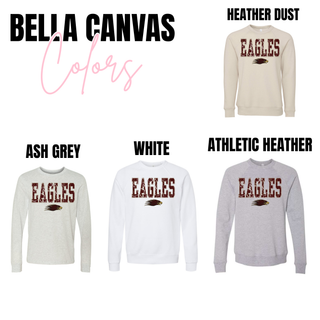 Silver Lake Eagles Distressed Gold Lace Top