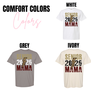 Distressed Senior 2026 Mama Color Options SL Top