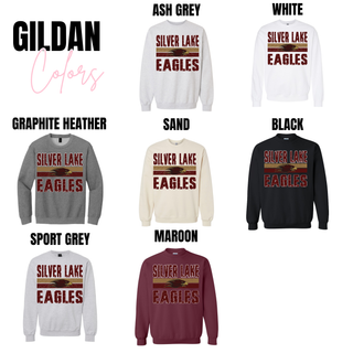 Silver Lake Distressed Eagles Top