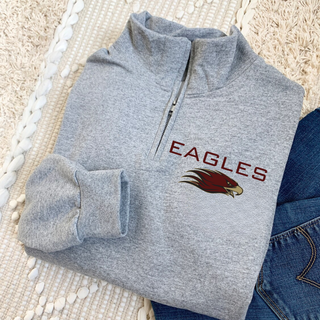 Silver Lake Eagles Collar Quarter-Zip Sweatshirt V1
