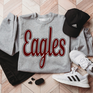 Silver Lake Eagles Script Top
