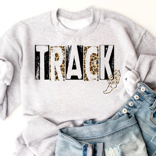 Distressed Vintage Track and Field Top