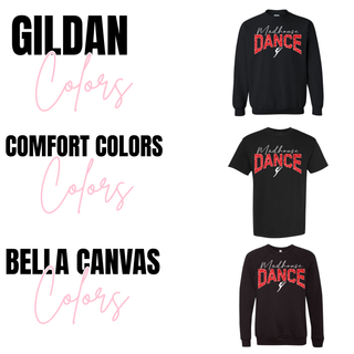 Faux Glitter Red Madhouse Dance Company Option 1