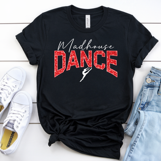 Faux Glitter Red Madhouse Dance Company Option 1