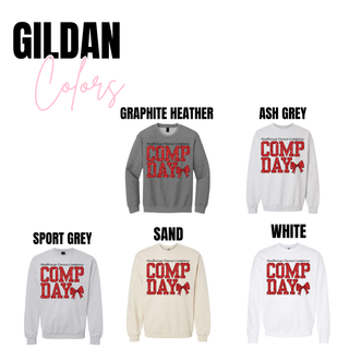 Madhouse Dance Company Faux Red Glitter Comp Day Top