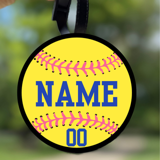 Strikers Softball Personalized Bag Tag