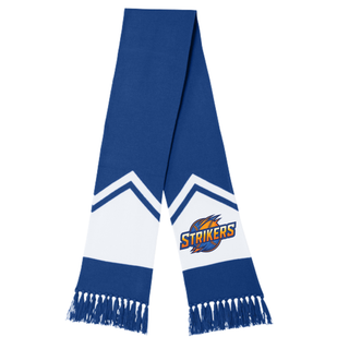 Strikers Royal & White Softball Spectator Scarf