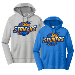 Strikers Softball Team Logo Performance Fleece Hoodie