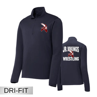 Dri-Fit PosiCharge 1/4-Zip Pullover Jr. Vikings Wrestling (Navy)