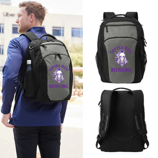 Topeka West Bowling Essential Backpack V1 (Gusty Grey/ Black)