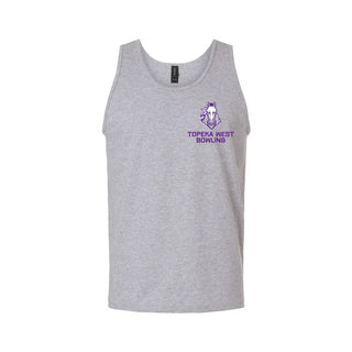 Topeka West Bowling Mens Tank (Sport Grey)