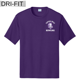 Topeka West Bowling Team Dri Fit Option 1