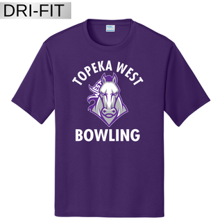 Topeka West Bowling Team Dri Fit Option 2