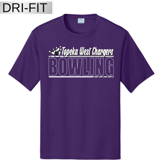 Topeka West Bowling Team Dri Fit Option 4