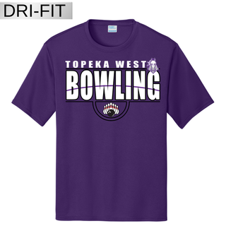 Topeka West Bowling Team Dri Fit Option 3