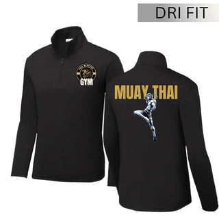 Dri-Fit PosiCharge 1/4-Zip Pullover Iron Warriors Gym V1 (Black)