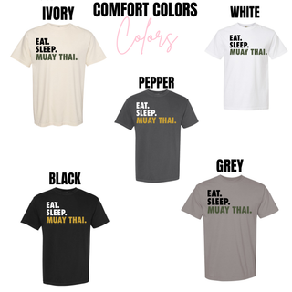 Iron Warriors Gym Eat Sleep Muay Thai Top V2