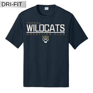 Topeka Wildcats Wrestling Club Dri Fit Option 3