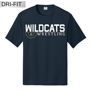 Topeka Wildcats Wrestling Club Dri Fit Option 4